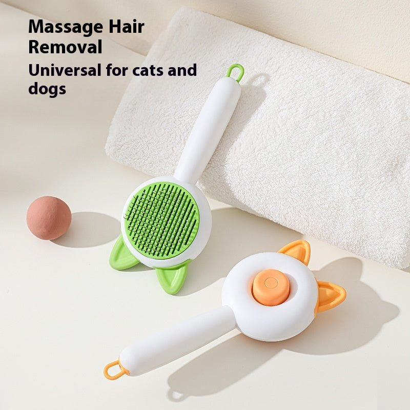 Transform Your Pet Grooming Routine with the Self Cleaning Pet Hair Removal Dematting Brush